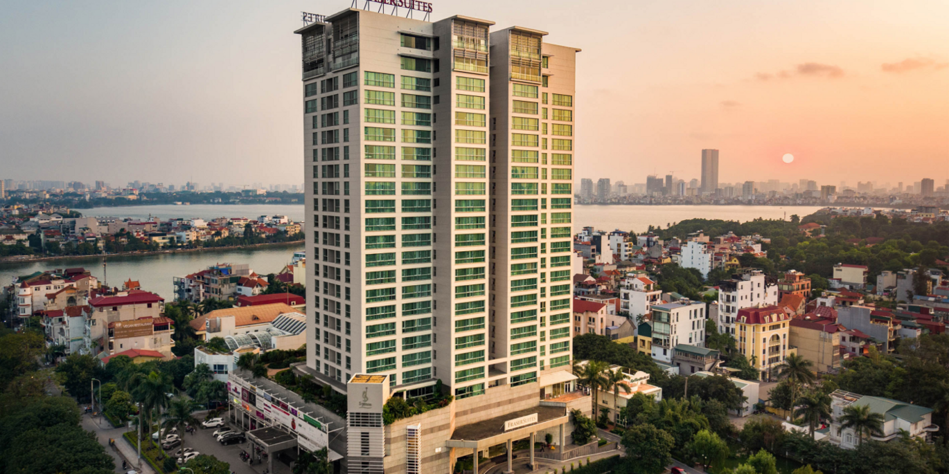 Fraser Suites Hanoi Facade Wallpaper